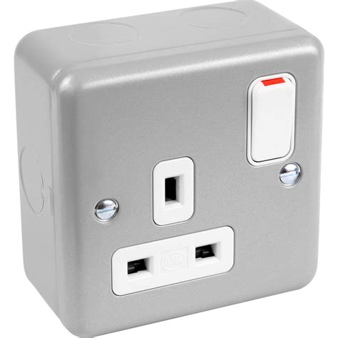 mk metal clad junction box|mk metal clad single socket.